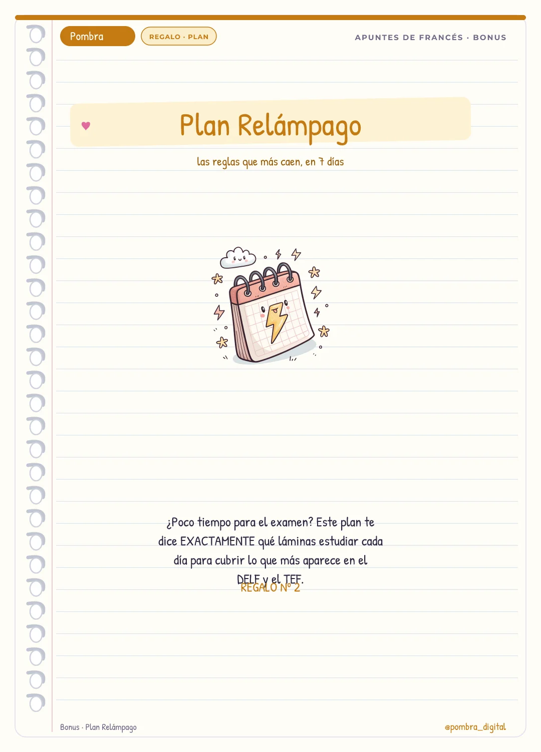 Mini-portada del bonus: Plan Relámpago: las reglas que MÁS caen (en 7 días)